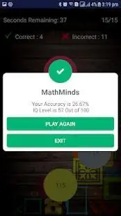 Math Games IQ ( Best Math Game of 2018 ) Screen Shot 0