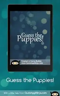 Guess the Puppies! Screen Shot 2
