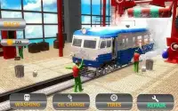 Train Mechanic Simulator 2018: Workshop Garage 3D Screen Shot 12