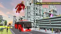 City Bus Driving: Superheroes Transport Simulator Screen Shot 11