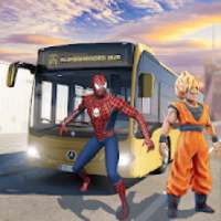 City Bus Driving: Superheroes Transport Simulator