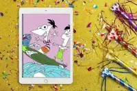 Phineas And Ferb Coloring Book Screen Shot 0
