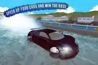 Water Surfer Floating Car Race Screen Shot 1