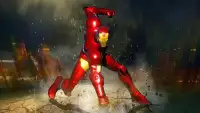 Flying Iron Superhero Flashlight Man Super Rescue Screen Shot 3