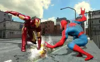 Flying Iron Superhero Flashlight Man Super Rescue Screen Shot 7