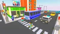 Coach Bus Driver Blocky Game Public Transport Sim Screen Shot 10