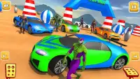 Superhero Car Racing & Car Stunts Screen Shot 5