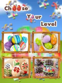 Easter Egg Jigsaw Puzzles * : Family Puzzles free Screen Shot 2