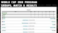 Game World Cup 2018 : program Fantasy football Screen Shot 0