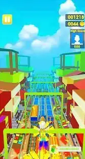 Subway Surf Train Adventure World Screen Shot 1