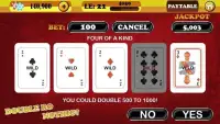 Video poker-casino poker Screen Shot 0