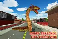 Angry Anaconda City Attack 2018 Screen Shot 10