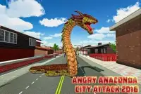 Angry Anaconda City Attack 2018 Screen Shot 0