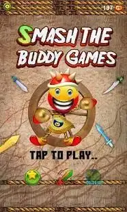 Smash The Buddy Games - Hit with Knife Screen Shot 18