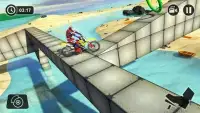 सुपर हीरो बाइक समुद्र तट स्टंट: जल सर्फर राइडर Screen Shot 14