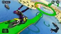 Super Hero Bike Beach Stunts: Water Surfer Rider Screen Shot 6