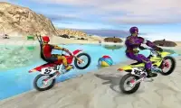 Super pahlawan sepeda pantai Stunts Screen Shot 20