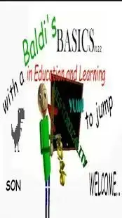 Baldi's Basics in Education and jumping learning Screen Shot 2