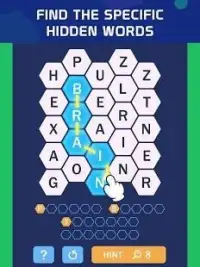 Word Spark Hexa - Block Puzzle Screen Shot 3
