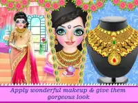 Royal indian wedding girl makeup and mehandi Screen Shot 2