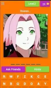 Ultimate Naruto Character Quiz Screen Shot 6