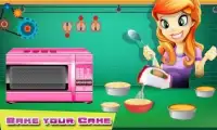 Princess Doll Cake Factory :Cooking Game For Girls Screen Shot 1