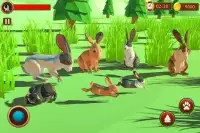 Rabbit Simulator Poly Art Adventure Screen Shot 3