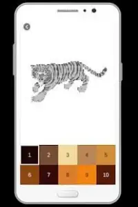Animals Color By Number Pixel Art-Sandbox Coloring Screen Shot 1