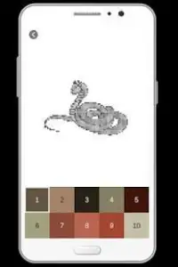 Animals Color By Number Pixel Art-Sandbox Coloring Screen Shot 4