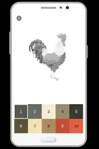Animals Color By Number Pixel Art-Sandbox Coloring Screen Shot 0