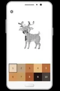 Animals Color By Number Pixel Art-Sandbox Coloring Screen Shot 2