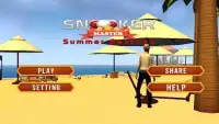 Snooker Master : Summer Beach Screen Shot 3