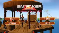 Snooker Master : Summer Beach Screen Shot 6