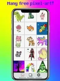 Free Pixel Art - Color By Number Game 2018 Screen Shot 2