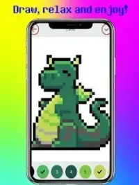 Free Pixel Art - Color By Number Game 2018 Screen Shot 3