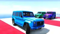 Superheroes Fast Highway Racing: Jeep Games Screen Shot 9