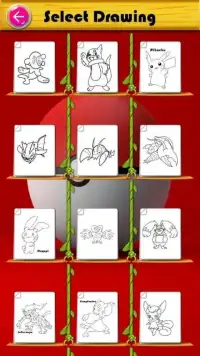 Learn to color Pokemo for kids Screen Shot 2