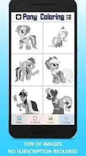 Pony Coloring By Number Screen Shot 4