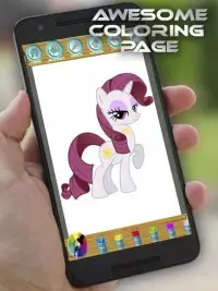 Pony Coloring Book Pages Screen Shot 9