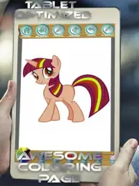 Pony Coloring Book Pages Screen Shot 1