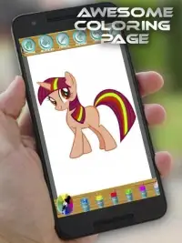 Pony Coloring Book Pages Screen Shot 7
