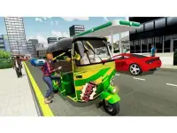 Tuk Tuk Rickshaw Driver 2018: City Transport Game Screen Shot 9