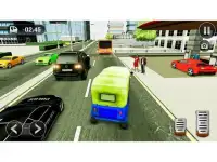 Tuk Tuk Rickshaw Driver 2018: City Transport Game Screen Shot 2