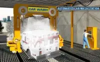 Ambulance Car Washing:Best Car Parking Game Screen Shot 1