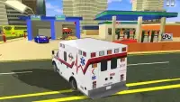 Ambulance Car Washing:Best Car Parking Game Screen Shot 2