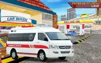 Ambulance Car Washing:Best Car Parking Game Screen Shot 0