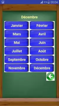 Les mois en français Screen Shot 0
