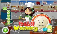 dish washing : girls cleaning kitchen game Screen Shot 14