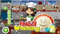 dish washing : girls cleaning kitchen game Screen Shot 4