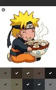 ANIME Pixel Art, ANIME Color By Number Screen Shot 2